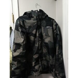 Columbia Jacket Boys XLarge SIZE 18-20 Green Camo Interchange Coat